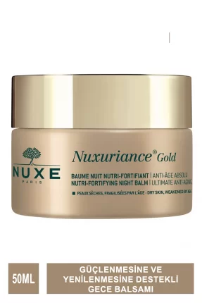 Nuxe Nuxuriance Gold Nutri Fortifying Night Balm Yaşlanma Karşıtı Gece Balsamı 50 ml