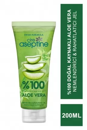 Cire Aseptine %100 Doğal Kaynaklı Aloe Vera Nemlendirici & Rahatlatıcı Jel 200 ml