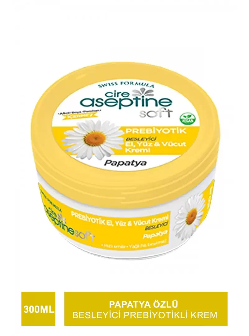 Cire Aseptine Soft Papatya Özlü Besleyici Prebiyotikli Krem 300 ml