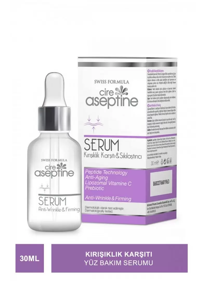 Cire Aseptine Kırışıklık Karşıtı & Sıkılaştırıcı Yüz Bakım Serumu 30 ml