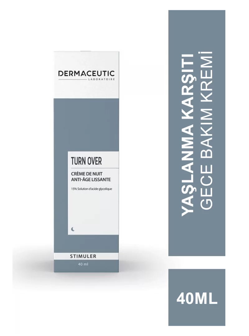 Dermaceutic Turn Over 40 ml - Gece Bakım Kremi (S.K.T 03-2024)