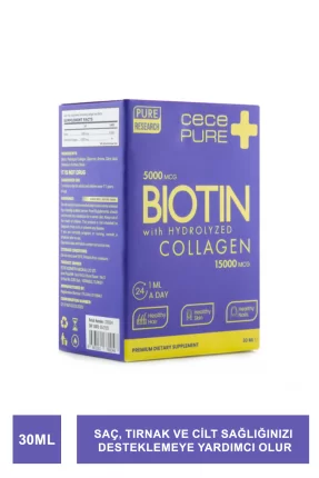 CecePure Biotin 500 mcg 30 ml