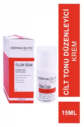 Dermaceutic Yellow Cream 15 ml - Cilt Tonu Düzenleyici Krem (S.K.T 07-2024)