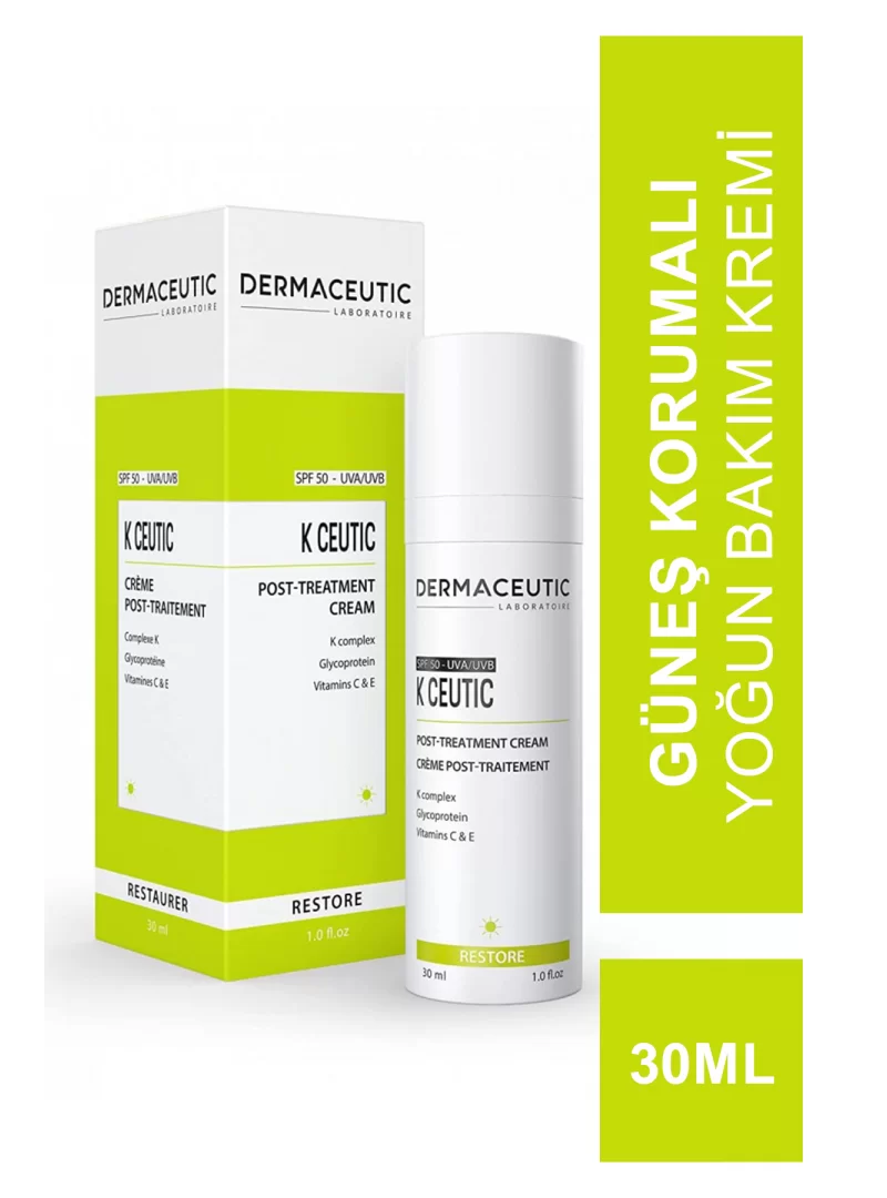 Dermaceutic K Ceutic 30ml - Güneş Korumalı Yoğun Bakım Kremi (S.K.T 08-2024)