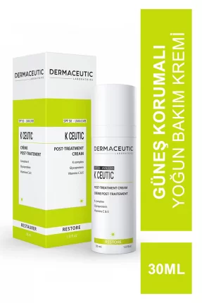 Dermaceutic K Ceutic 30ml - Güneş Korumalı Yoğun Bakım Kremi (S.K.T 08-2024)