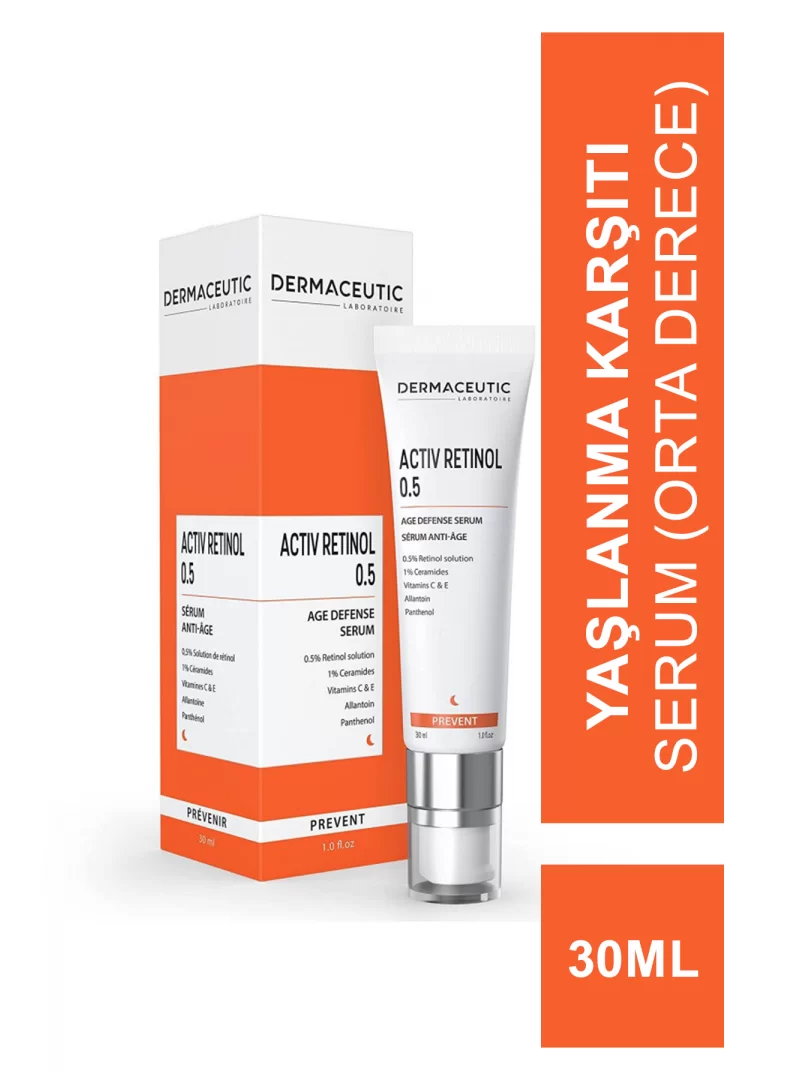 Dermaceutic Activ Retinol 0.5 Anti-age 30 ml - Yaşlanma Karşıtı Serum (Orta Derece)