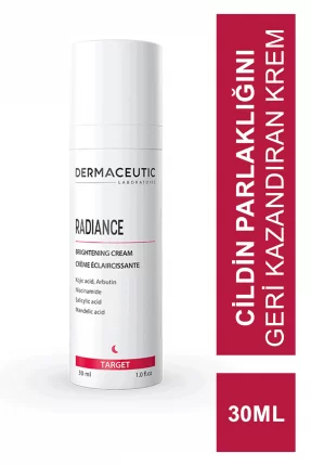 Dermaceutic Radiance Brightening Aydınlatıcı Krem 30 ml (S.K.T 09-2024)