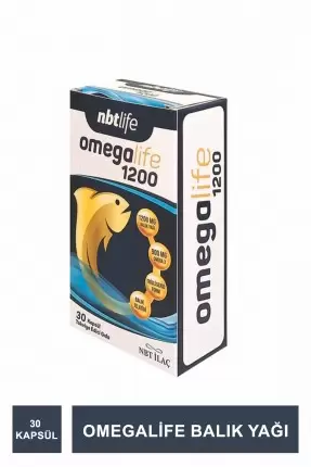 Nbt Life Omegalife 1200mg 30 Kapsül