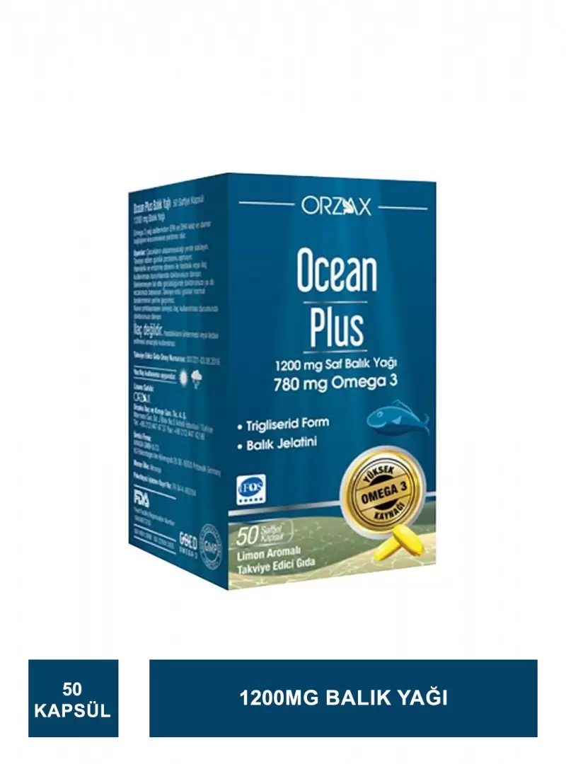 Ocean Plus 1200mg Balık Yağı