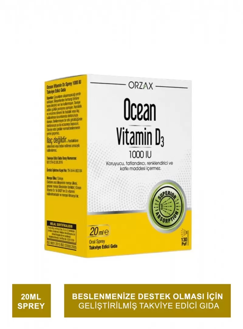 Ocean Vitamin D3 1000 IU