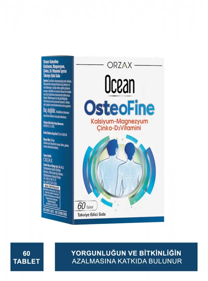 Ocean OsteoFine Takviye Edici Gıda 60 Tablet (S.K.T 09-2025)