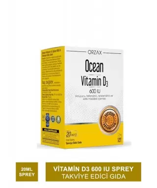 Ocean Vitamin D3 600 IU Sprey 20ml