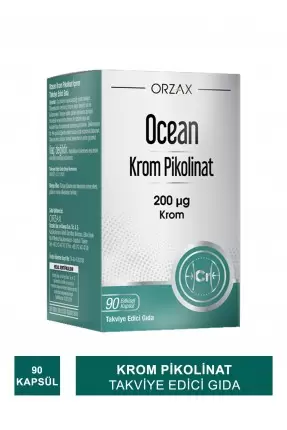 Ocean Krom Pikolinat 90 Kapsül (S.K.T 09-2025)