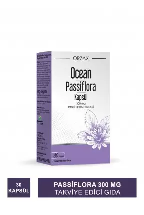 Ocean Passiflora 300 mg 30 Kapsül (S.K.T 10-2025)