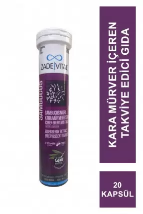 Zade Vital Sambucus Nigra ( Kara Mürver ) 20 Efervesan Tablet