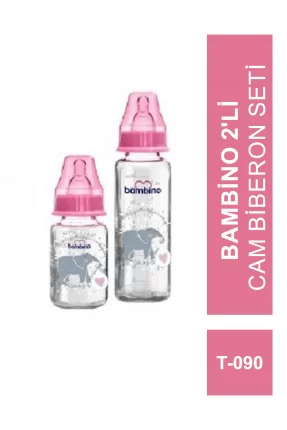 Bambino 2'li Cam Biberon Seti T-090