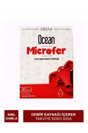 Ocean Microfer Damla 30 ml Takviye Edici Gıda (S.K.T 06-2024)