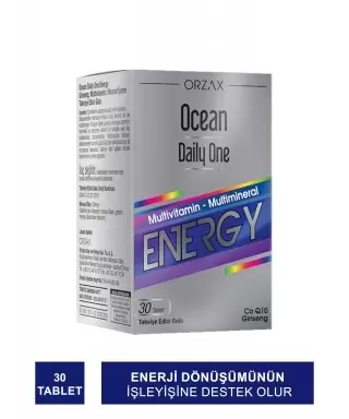 Ocean Daily One Energy 30 Tablet - Takviye Edici Gıda