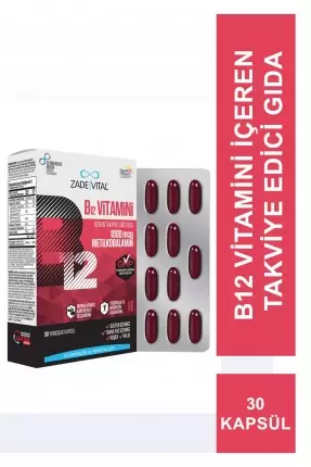 Zade Vital B12 Vitamini 30 Kapsül