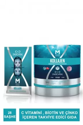 Zade Vital Marine Collagen + Hyaluronic Acid 28 Saşe