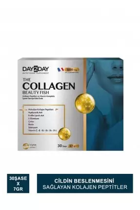 Ocean Day2Day The Collagen Beauty Fish 30 Saşe x 7gr ( Vişne ) (S.K.T 06-2024)