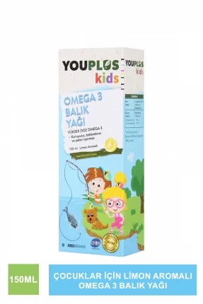 Youplus Kids Omega 3 Balık Yağı 150 ml