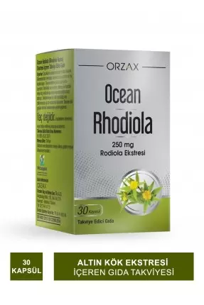 Ocean Rhodiola 250mg 30 Kapsül (S.K.T 08-2025)