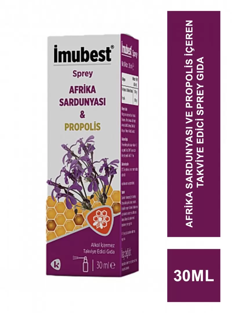 İmubest Afrika Sardunyası & Propolis 30 ml Sprey