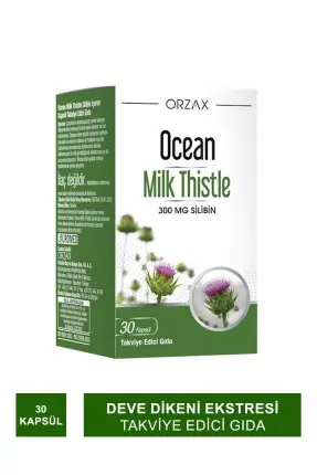 Ocean Milk Thistle Takviye Edici Gıda 30 Kapsül (S.K.T 06-2025)