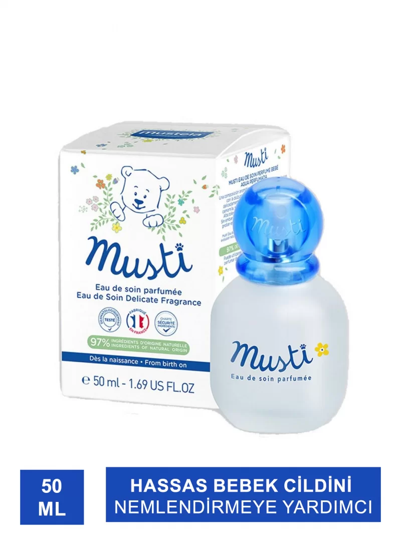 Mustela Musti Eau De Soin 50 ml Bebek Parfümü (S.K.T 02-2025)