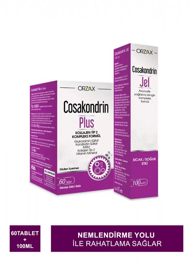 Ocean Cosakondrin Plus 60 Tablet+ Cosakondrin Jel 100ml HEDİYE (S.K.T 05-2025)