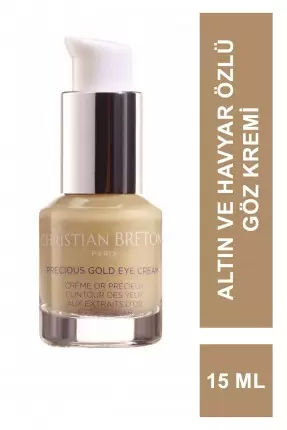 Christian Breton Precious Gold Eye Cream Altın ve Havyar Özlü Göz Kremi 15 ml