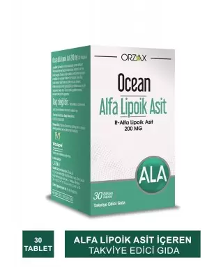 Ocean Alfa Lipoik Asit 200 mg 30 Tablet