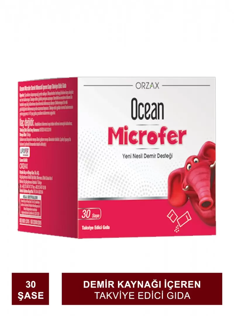 Ocean Microfer 30 Şase Takviye Edici Gıda (S.K.T 04-2024)