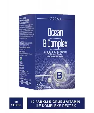 Ocean B Complex Takviye Edici Gıda 50 Kapsül