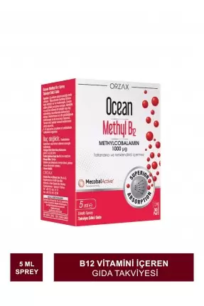 Ocean Methyl B12 1000 mg Sprey 5 ml (S.K.T 04-2024)