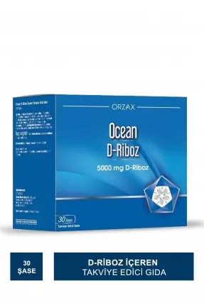 Ocean D-Riboz 5000mg 30 Şase Takviye Edici Gıda (S.K.T 04-2024)