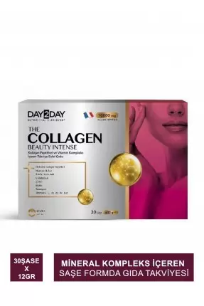 Ocean Day2Day The Collagen Beauty Intense 30 Saşe x 12 gr ( Çilekli ) (S.K.T 03-2023)