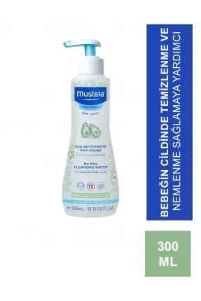 Mustela No Rinse Cleansing Water 300 ml Durulama Gerektirmeyen Temizleme Sıvısı (S.K.T 03-2025)