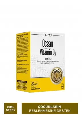 Ocean Vitamin D3 400 IU Sprey 20ml (S.K.T 04-2024)