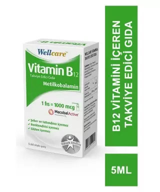 Wellcare Vitamin B12 1000 Mcg 5 ml