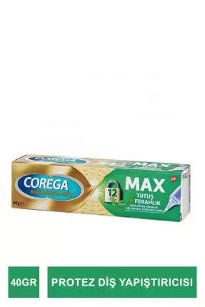 Corega Max Tutuş+Ferahlık Diş Protezi Yapıştırıcı 40 g