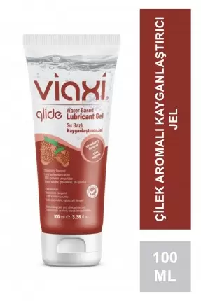 Viaxi Glide Jel Çilek Aromalı 100 ml