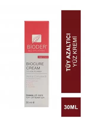 Bioder Biocure Tüy Azaltıcı Yüz Kremi 30 ml