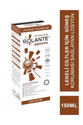 Solante Pigmenta SPF 50+ Güneş Koruyucu 150 ml Güneş Losyonu