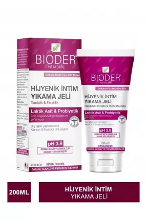 Bioder Hijyenik İntim Yıkama Jeli 200 ml