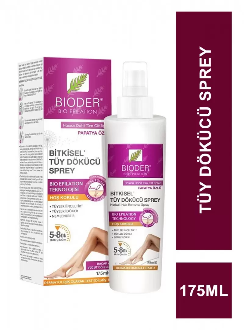 Bioder Tüy Dökücü Sprey 175 ml