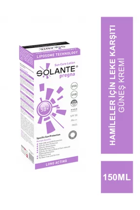 Solante Pregna SPF 50+ Güneş Losyonu 150ml Hamilelere Özel Güneş Koruyucu