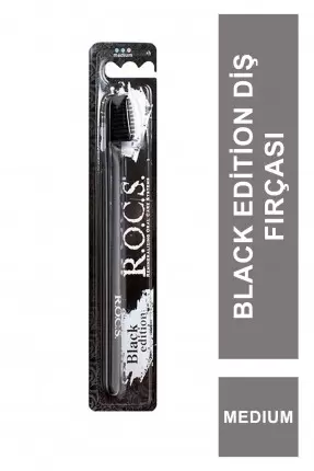 ROCS Black Edition Diş Fırçası Medium