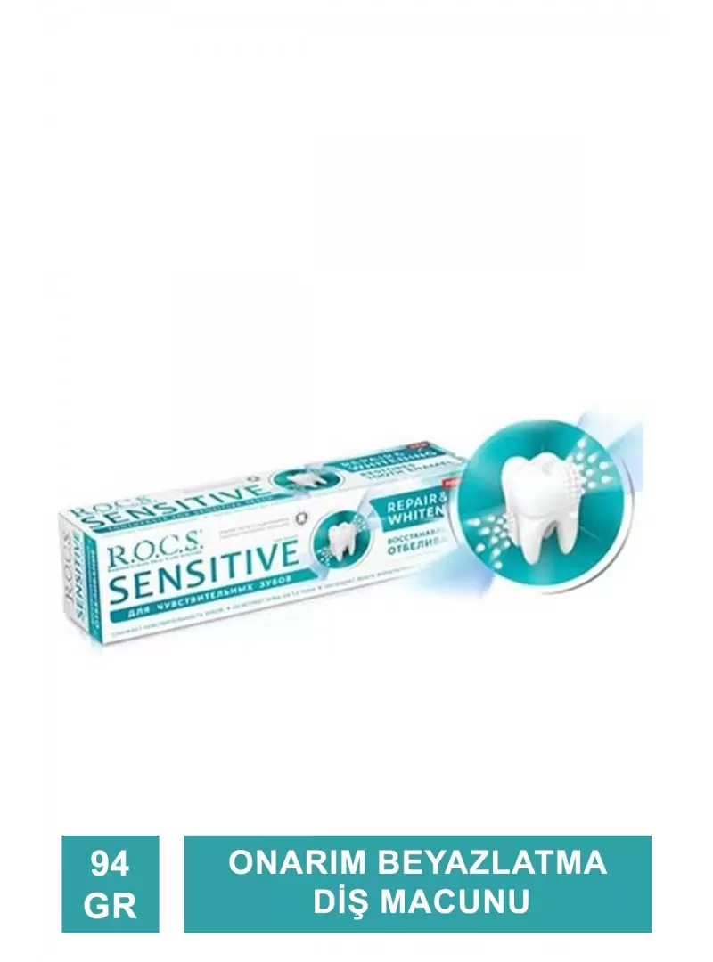 Rocs Sensitive Repair-Whitening Diş Macunu 94g